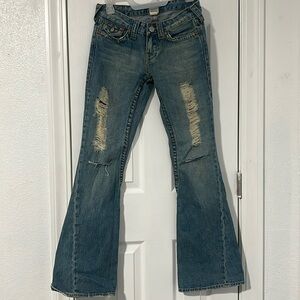 True religion distressed jeans